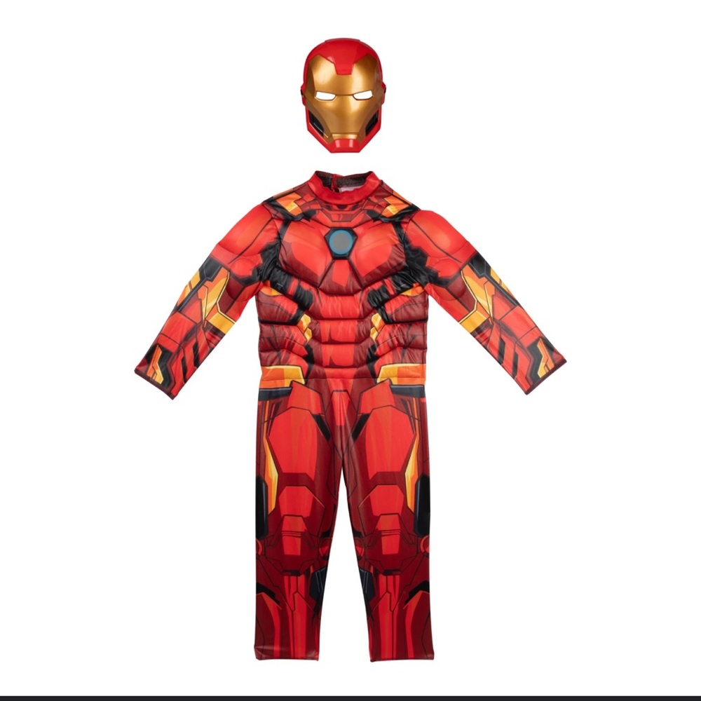 Iron man Costume (NO MASK) Red and Black Superhero Costume for Kids/toddlers